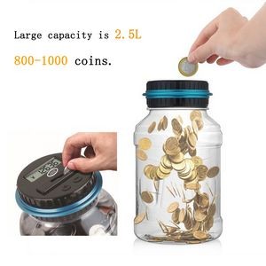 Smart count piggy bank