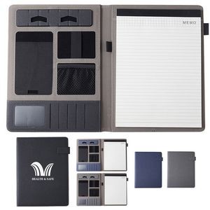 Business Portfolio Notebook With Phone Stand Holder