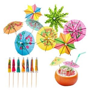 Decorative Cocktail Umbrella Toothpicks