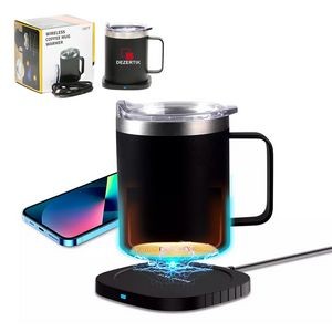 12Oz Mug With Wireless Warmer/Phone Charger
