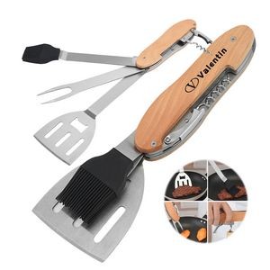 5 In 1 Bbq Grill Tool Set