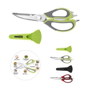 Multi Functional Kitchen Shears Fridge Scissors With Sleeve
