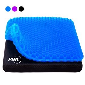 Double Deck Square Gel Cushion Honeycomb Grid Ice Mat