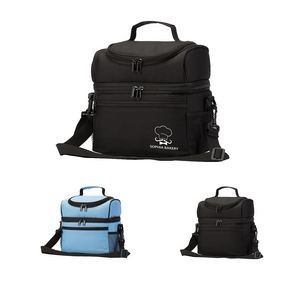 Dual Compartment Lunch Cooler Bag
