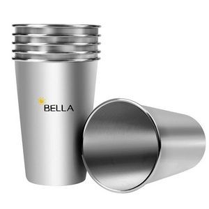 16 Oz Reusable Stainless Steel Cup