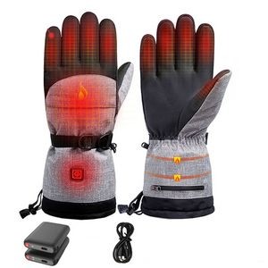 Electric Battery Heated Gloves Touchscreen Waterproof