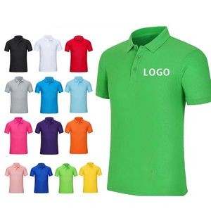 Unisex Adult Blend Short Sleeve Polo Shirt