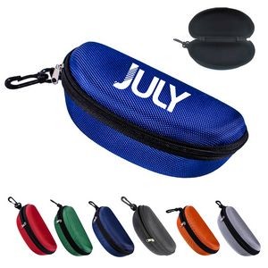 Portable Sunglasses Case With Zipper Hook