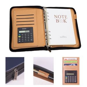 Multifunctional Business Notepad Zipper Bag