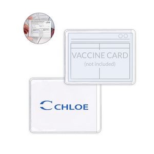PVC Vaccination Card Protector Holder