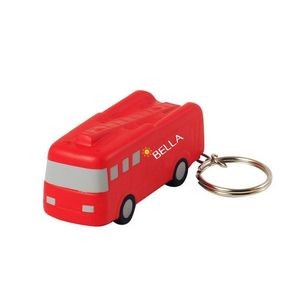 Fire Truck Stress Ball Keychains