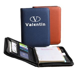 Zippered Letter Size Business Case/Padfolio