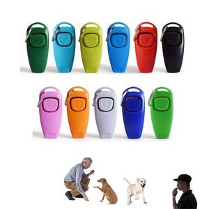 2 In 1 Dog Clickers And Whistle With Keyring