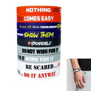 Motivational Silicone Bracelet Wristbands