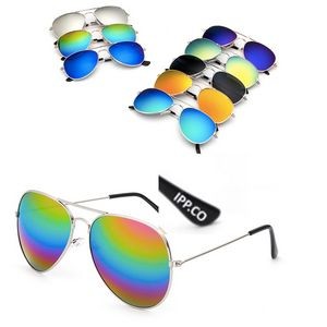 Fashion Colorful Reflective Sunglasses