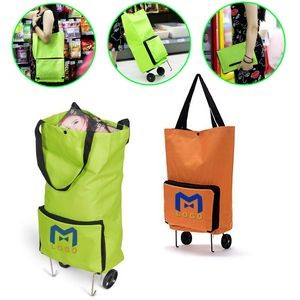 Shopping Tote Bag With Wheels