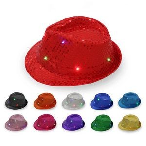 LED Luminous Sequin Jazz Hat