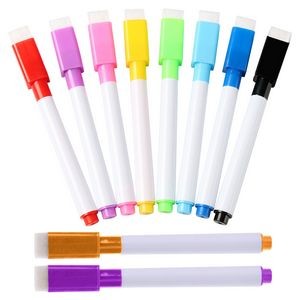 Dry Erase Black Markers w/Magnetic Cap