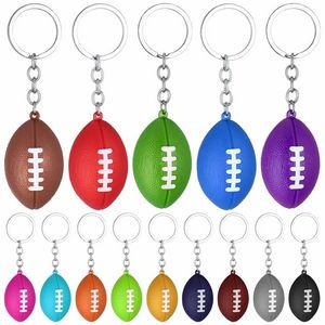 Squeeze Toy Football Key Chains