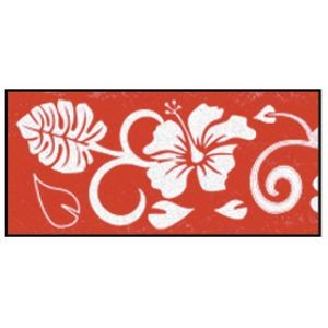 Hawaiian Flower Tyvek Wristband (Pre-Printed)
