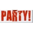 Red Party Tyvek Wristband (Pre-Printed)