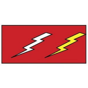 Lightning Bolts Tyvek Wristband (Pre-Printed)