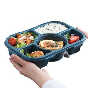 5 Compartments Bento Lunch Box