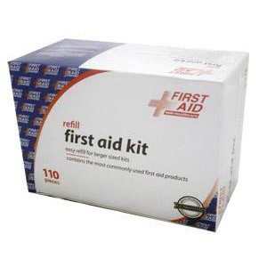 110 Piece First Aid Refill with logo