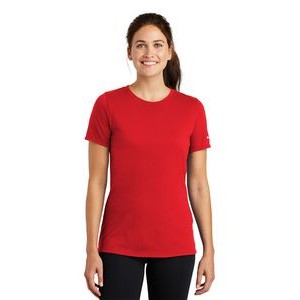 Nike Ladies Dri-Fit Cotton/Poly Scoop Neck Tshirt