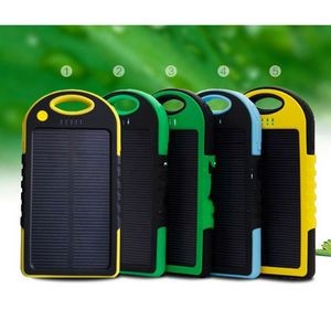 Solar Power Bank With LED Lamp