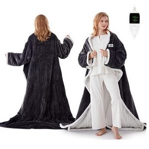 Electric Heated Reversible Blanket Wrap Shawl