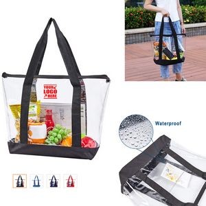 Large PVC Clear Tote Bag