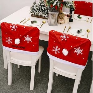 Christmas Snowflake Chair Cover