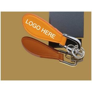 PU Leather Shoe Horn Key Chain