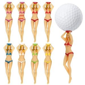 Lady Bikini Girl Golf Tees