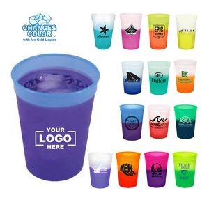 Custom Reusable BPA FREE Color Changing Mood Stadium Cup