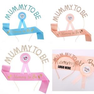 Mom To Be Satin Sashes