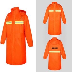 Reflective Safety Raincoat Jacket