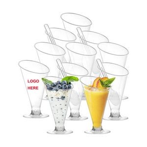 4OZ Disposable Clear Plastic Champagne Glasses