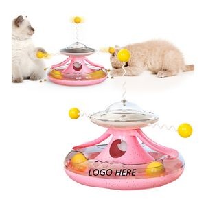 Turntable Treat Motion Cat Toy