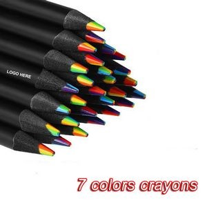7 Colors Cartoon Lovely Smiley Face Expression Pencil