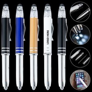 Executive 3 in 1 Metal Pen With LED