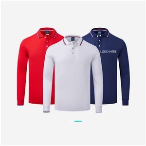 Combed Cotton Long Sleeves POLO Shirts