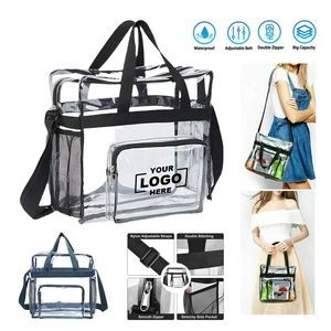 Stadium Approved See Through Clear Tote Bag