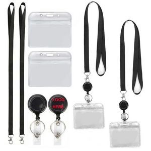 Badge Holder With Plastic Attachment