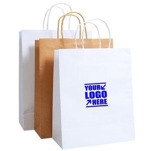 Gift Bags with Handles Kraft Retail Shopping Paper Bag