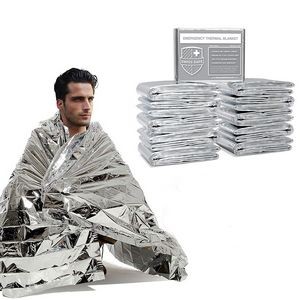 Safe Emergency Mylar Thermal Blankets for Outdoors Survival