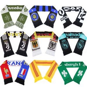 Gift fans Scarf World Cup Patch Knit Scarf