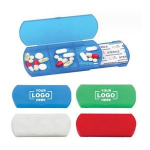 Health Case Bandage Holder Pill Box Dispenser
