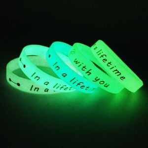 Light Up Silicone Wristbands w/ Custom Imprint